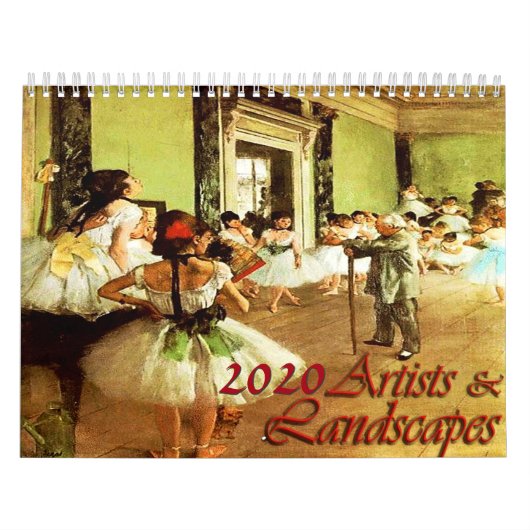 Kalender 2020 für Künstler und Landschaften (Titelbild)