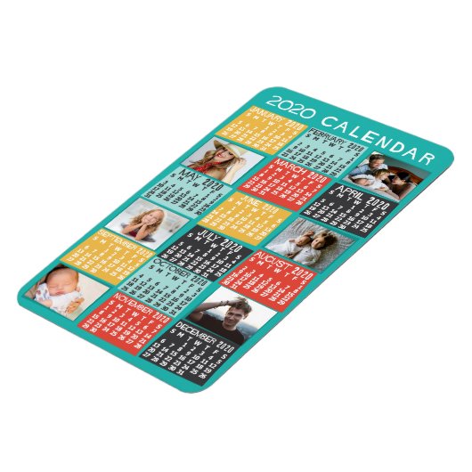 Kalender 2020 (Siehe Beschreibung der neuen Versio Magnet (Linke Seite)