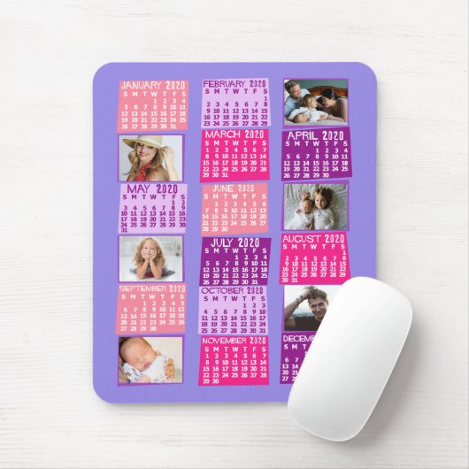 Kalender 2020 (Siehe Beschreibung der neuen Versio Mousepad (Mit Mouse)