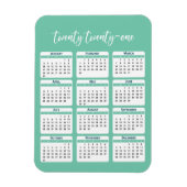 Kalender 2021 magnet (Vertikal)