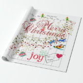 Kalender 2021 MerryChristmas Weihnachtswrapping Pa Geschenkpapier (Ungerollt)
