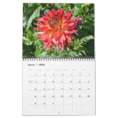 Kalender 2021 mit 12 Monaten Dahlias (Mär 2026)