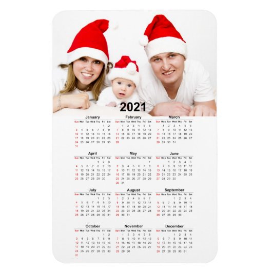 Kalender 2021 mit Foto Magnet (Vertikal)