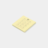 Kalender 2021 post-it klebezettel (angewinkelt)