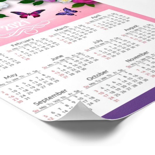 Kalender 2021 poster (Ecke)