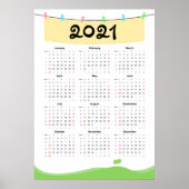 Kalender 2021 Poster - Sonntagstart (Vorne)