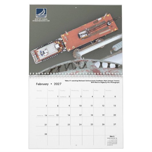 Kalender 2021 - Schlepper am Arbeitsplatz (Feb 2027)