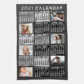 Kalender 2021 (Siehe Beschreibung der neuen Versio Geschirrtuch (Vertikal)