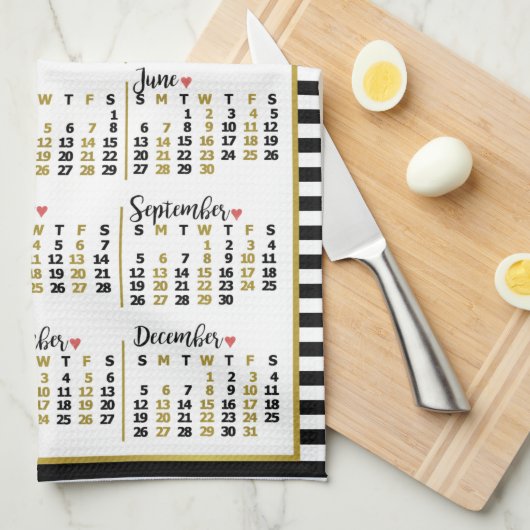 Kalender 2021 (Siehe Beschreibung der neuen Versio Geschirrtuch (Viertel Falte)