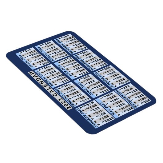 Kalender 2021 (Siehe Beschreibung der neuen Versio Magnet (Rechte Seite)