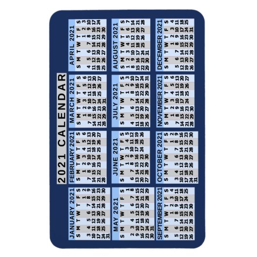 Kalender 2021 (Siehe Beschreibung der neuen Versio Magnet (Vertikal)