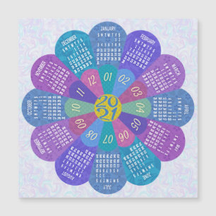 Kalender 2021 (Siehe Beschreibung der neuen Versio Magnetkarte