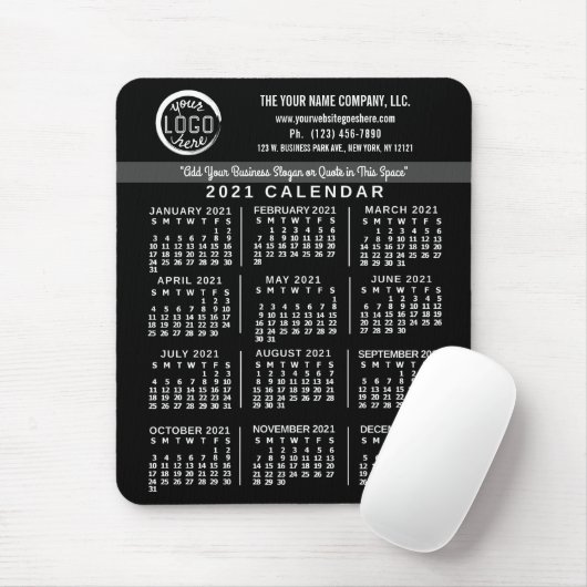 Kalender 2021 (Siehe Beschreibung der neuen Versio Mousepad (Mit Mouse)