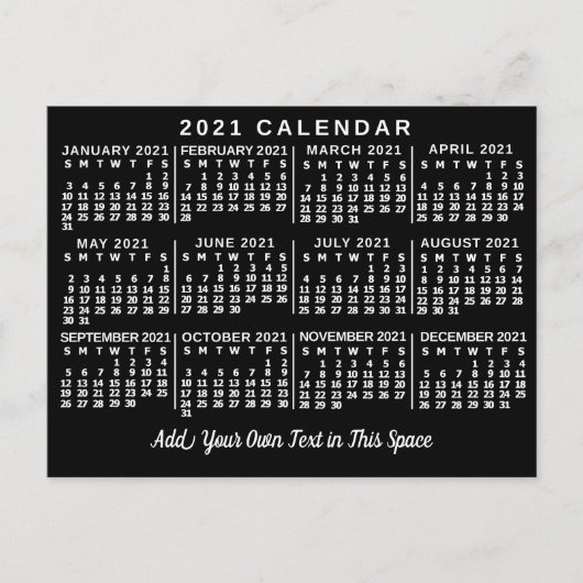 Kalender 2021 (Siehe Beschreibung der neuen Versio Postkarte (Vorderseite)
