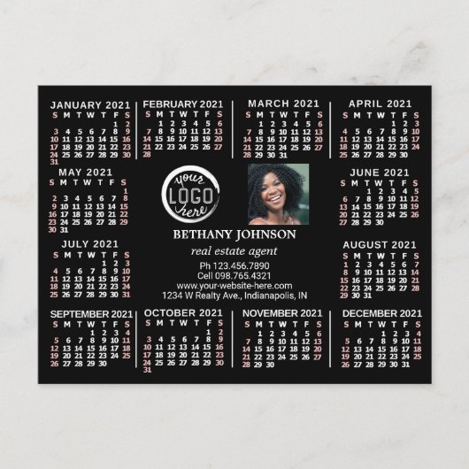 Kalender 2021 (Siehe Beschreibung der neuen Versio Postkarte (Vorderseite)