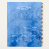 Kalender 2021 zu Blauen Bäumen und Wolken | Planer (Rückseite)