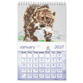 Kalender 2022 ARTWORKSBYSARR / ZAZZLE (Jan 2027)