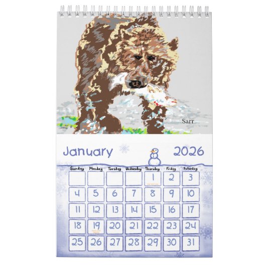 Kalender 2022 ARTWORKSBYSARR / ZAZZLE (Jan 2026)