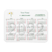 Kalender 2022 für Geschäftsmagnet Magnet (Horizontal)