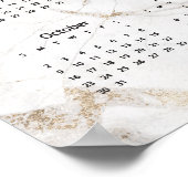 Kalender 2022 Marmorplakat Poster (Ecke)