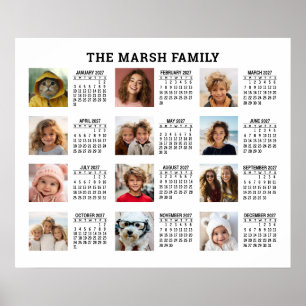 Kalender 2022 mit 12 Fotos Poster