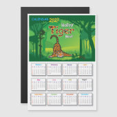 Kalender 2022 mit Tiger_Magnatic Card Magnetkarte (Vorne/Hinten)