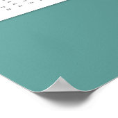 Kalender 2022 Modernes Foto Collage Poster (Ecke)