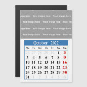 Kalender 2022 Oktober Magnetkarte (Vorne/Hinten)