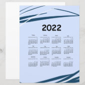 Kalender 2022. Planungsgeschäft, modernes Design (Vorne/Hinten)