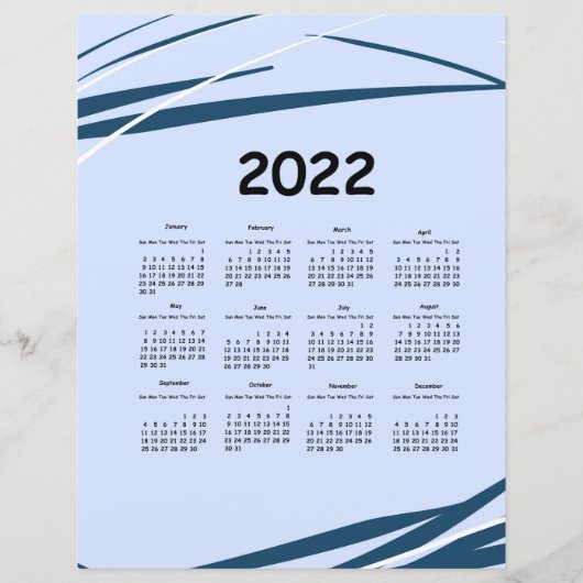 Kalender 2022. Planungsgeschäft, modernes Design (Vorderseite)