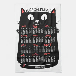 Kalender 2022 (siehe Beschreibung der neuen Versio Geschirrtuch