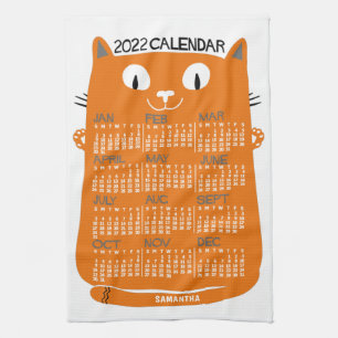 Kalender 2022 (siehe Beschreibung der neuen Versio Geschirrtuch