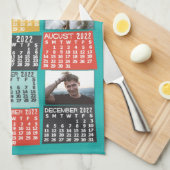 Kalender 2022 (siehe Beschreibung der neuen Versio Geschirrtuch (Viertel Falte)