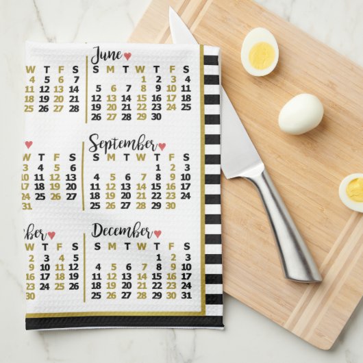 Kalender 2022 (siehe Beschreibung der neuen Versio Geschirrtuch (Viertel Falte)