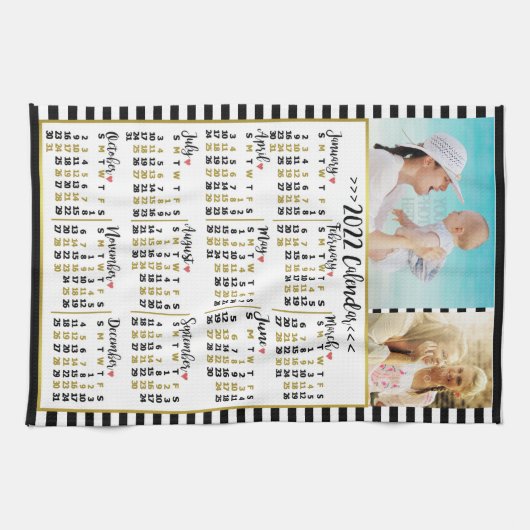 Kalender 2022 (siehe Beschreibung der neuen Versio Geschirrtuch (Horizontal)