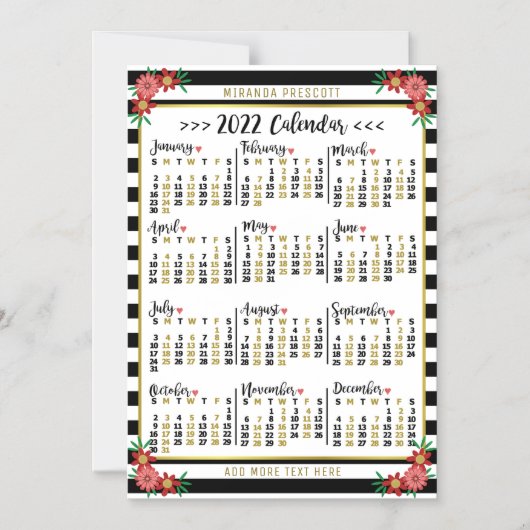 Kalender 2022 (siehe Beschreibung der neuen Versio Magneteinladung (Vorderseite)