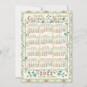 Kalender 2022 (siehe Beschreibung der neuen Versio Magneteinladung (Vorderseite)