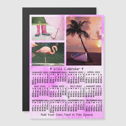 Kalender 2022 (siehe Beschreibung der neuen Versio Magnetkarte (Vorne/Hinten)