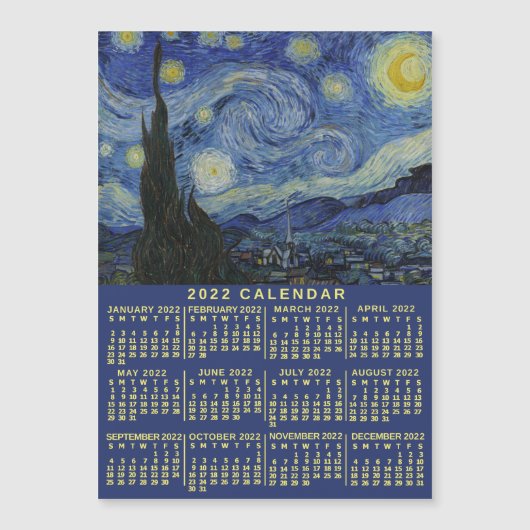 Kalender 2022 (siehe Beschreibung der neuen Versio Magnetkarte (Vorderseite)
