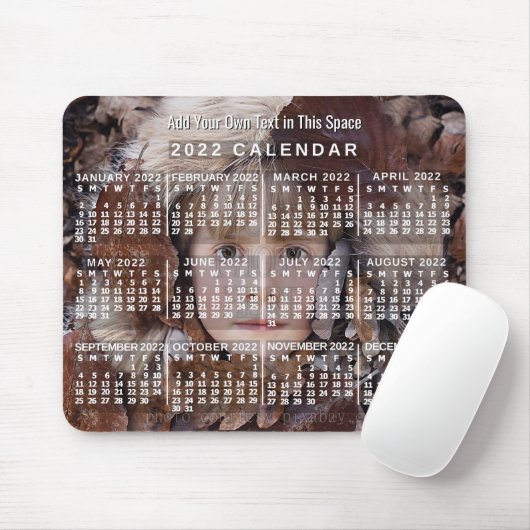 Kalender 2022 (siehe Beschreibung der neuen Versio Mousepad (Mit Mouse)