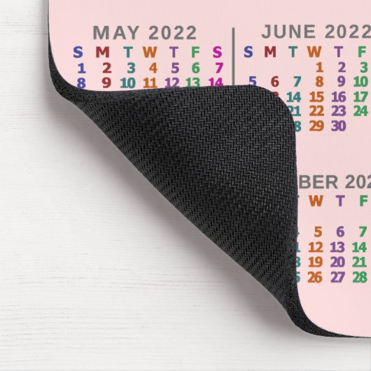 Kalender 2022 (siehe Beschreibung der neuen Versio Mousepad (Ecke)