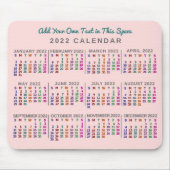 Kalender 2022 (siehe Beschreibung der neuen Versio Mousepad (Vorne)