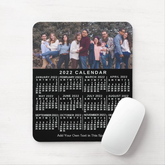 Kalender 2022 (siehe Beschreibung der neuen Versio Mousepad (Mit Mouse)