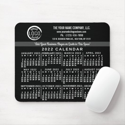 Kalender 2022 (siehe Beschreibung der neuen Versio Mousepad (Mit Mouse)