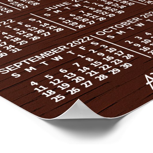 Kalender 2022 (siehe Beschreibung der neuen Versio Poster (Ecke)