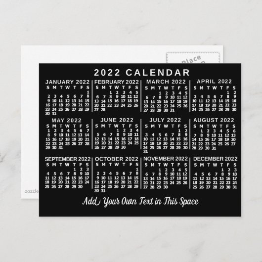Kalender 2022 (siehe Beschreibung der neuen Versio Postkarte (Vorne/Hinten)