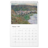 Kalender 2023, 12 Monate Claude Monet Impressionis (Feb 2027)