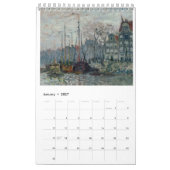 Kalender 2023, 12 Monate Claude Monet Impressionis (Jan 2027)