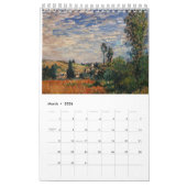 Kalender 2023, 12 Monate Claude Monet Impressionis (Mär 2026)