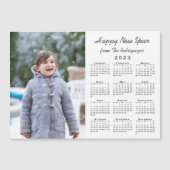 Kalender 2023 Benutzerdefiniertes Foto Glückwunsch Magnetkarte (Vorderseite)